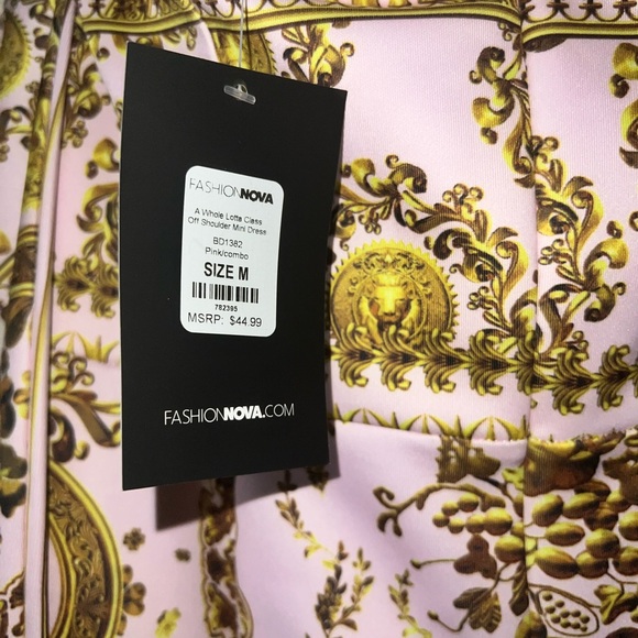 Brand new Versace print FashionNova dress, never woren. - Picture 5 of 5